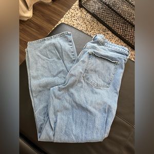Old Navy Extra High-Waisted Light-Wash Wide-Leg Jeans for Women